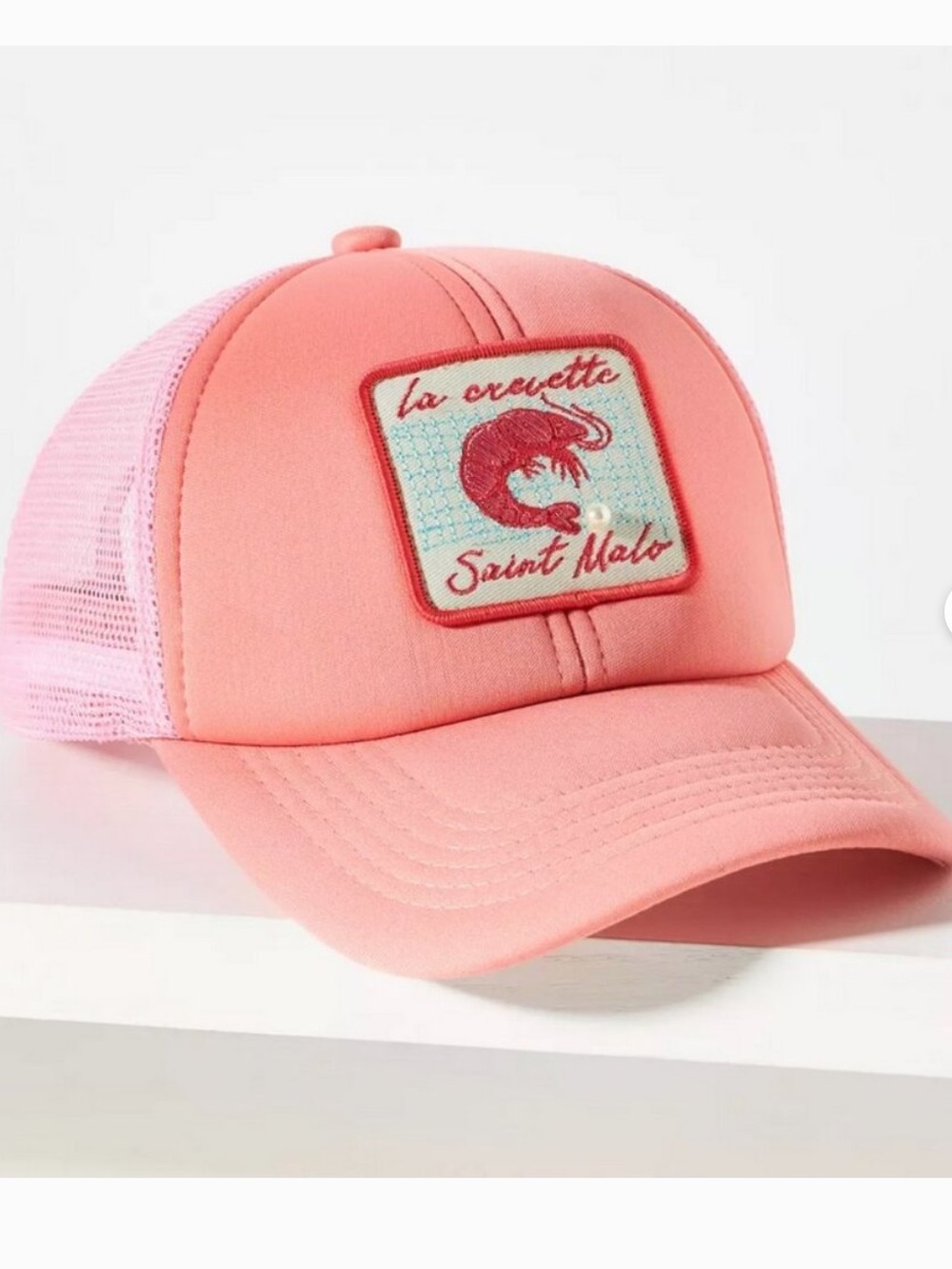 Anthropologie Embellished Trucker Hat